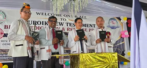 Puroik NT Bible Release by Rev. Dr. Tana Tagi Tara GS NBCC with IEM GS, Vicky Sema, Rev. Kingkong Painchey