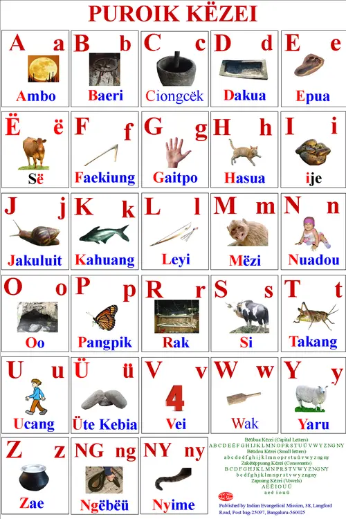 Puroik Alphabet
